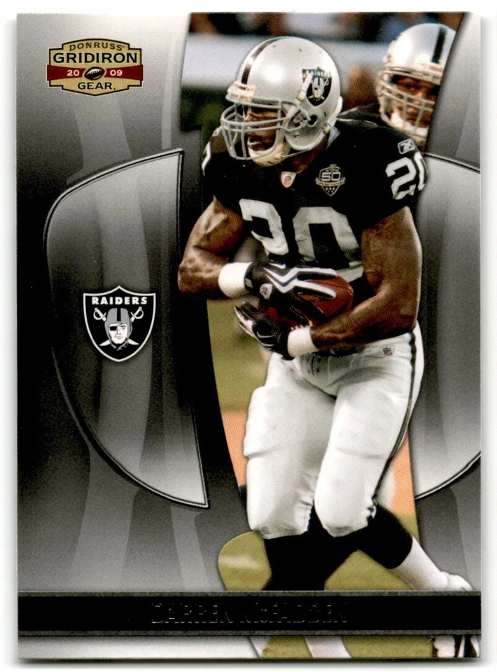 2009 Donruss Gridiron Gear Darren McFadden Oakland Raiders #22 - Image 1 of 2