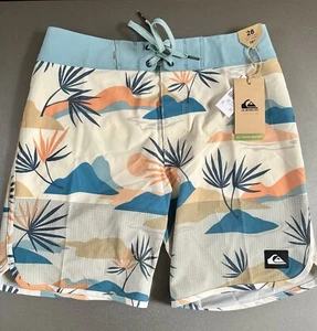 QUIKSILVER Men's Performance Boardshorts HIGHLITE SCALLOP 19 - Size 28 - NWT - Picture 1 of 4