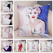 Marilyn Monroe Simple Colorful Cartoon Sexy Girl Pillow Case Decor Cushion Cover