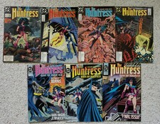 LOT OF 7 HUNTRESS 1st Appearance Helena Bertinelli 1989  1 2 3 4 17 18 19 Batman