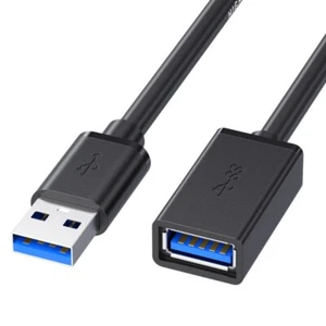 Top Speed 5Gbps USB 3.0 Extension Cable Data Transfer Lead Male to Female AM AF - Picture 1 of 9