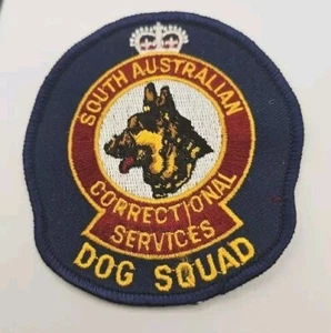 PARCHE ESCUADRÓN DE PERROS SERVICIOS CORRECCIONALES DE AUSTRALIA MERIDIONAL NUEVO - Imagen 1 de 3