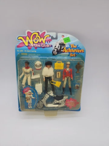 WOW Action Girls - The Achievers Set - Astronaut Horse Rider Clothing Designer Cover