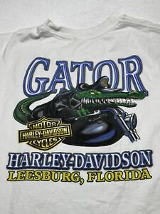 Harley Davidson T Shirt Size Large Sleeveless Gator Leesburg FL Legendary