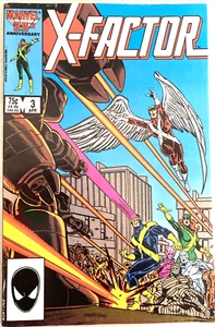 X-FACTOR. NUMBER 3. 1ST SERIES. RON FRENZ-COVER. APRIL 1986. VFN- 7.5. - Picture 1 of 8