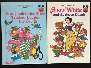 Snow White Seven Dwarfs Cinderella’s Mice Disney Book Club Edition 1st Edition - Picture 1 of 12