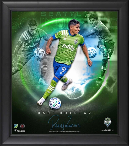 Raul Ruidiaz Seattle Sounders FC Framed 15" x 17" Stars of the Game Cover