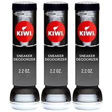 Kiwi Sneaker Deodorizer Shoe Odor Spray 2.2 Oz 3 Aerosol Sprays
