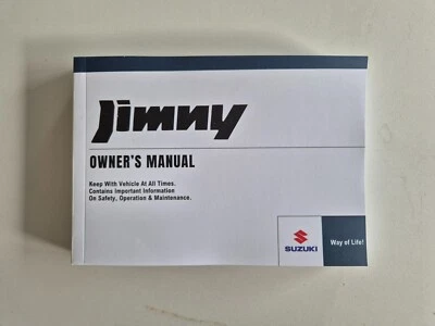 Suzuki Jimny Manuale d'uso Gen4 JB74 LCV SZ4 SZ5 2018+ - Immagine 1 di 4