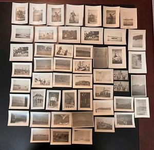 Lote de 50 Mini RPPC Corfú Grecia Base 25 Gallipoli Italia etc. Primera Guerra Mundial - Imagen 1 de 10