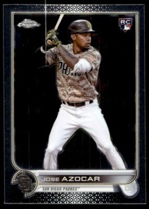 2022 Topps Chrome Sonic Jose Azocar Rookie G6 San Diego Padres #USC46
