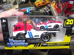 Maisto Muscle machines 1/64 JDM flatbed & 1972 Datsun 240z BRE #46 NIB - Picture 1 of 1