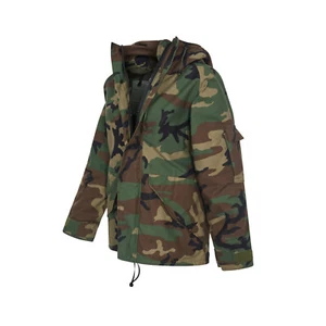 Army Jacket NYCO Waterproof Tactical Military Parka Combat Hooded Coat Camo - Picture 1 of 5