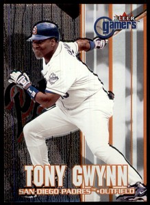2000 FLEER GAMERS TONY GWYNN SAN DIEGO PADRES #90