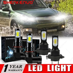 For Subaru Outback Legacy 2005-2013 2014 High/Low Beam LED Headlight Bulbs 6000K - Foto 1 di 11