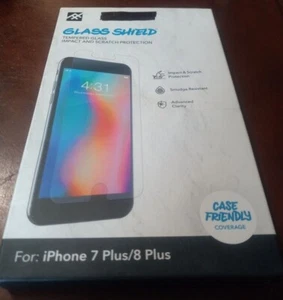 iFrogz Apple iPhone 8 plus/7plus Glass Shield Screen Protector - Picture 1 of 2