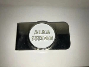 Vintage ALKA SELTZER Advertising Promo Money Clip - Picture 1 of 3