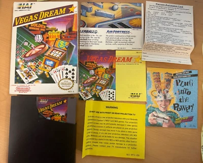 Vegas Dream (Nintendo Entertainment System, 1985) - Completo En Caja Casi Como Nuevo!!! Foto 1 de 4