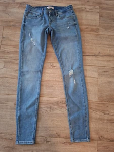 ONLY Coral Hüftjeans Risse Gr. 28/32 hellblau ***Neuw.*** - Bild 1 von 4