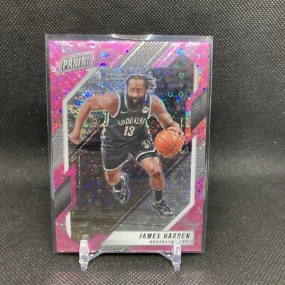 2021 Panini National VIP Gold Pack JAMES HARDEN Pink Camo Disco Prizm /50 #29 - Image 1 of 2
