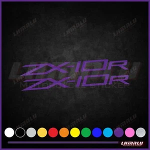 6pcs For KAWASAKI ZX-10R  Sticker Motorcycle Fairing Decal Bodywork Vinyl Logo - Imagen 1 de 12