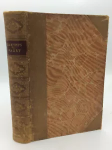 FAUST: A Tragedy - Johann Wolfgang von Goethe - ca 1900 - vintage poetry - Picture 1 of 4