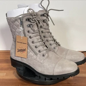 WHITE MOUNTAIN Shoes Women's Dashing Lace-up Boot Size 8 Narrow Feet Side Zipper - Picture 1 of 11