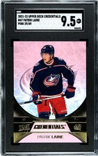 2022-23 UD Credentials Pink & Gold Patrik Laine #47 Serial /49 Grade SGC 9.5MT+