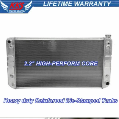 Radiador pulido KKS 3 filas para 88-00 Chevy GMC C/K 2500 3500 Suburban 7.4 454 V8 Foto 1 de 4