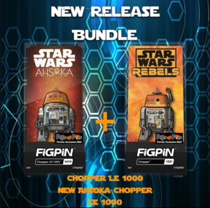 FiGPiN 2 Pin Chopper Bundle Rebels and Ahsoka Chopper - Picture 1 of 1