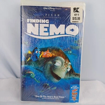 Finding Nemo VHS 2003 Sealed Pixar Disney  - Image 1 of 3