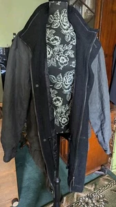 Amaretta By Westbury Herrenjacke (Fake) Wildleder Anthrazit Gr 27 - Bild 1 von 8