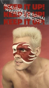 VINTAGE 80’s PRO WRESTLING PHOTOS STING (red) BUY ANY 4, GET 5th FREE! - Picture 1 of 2