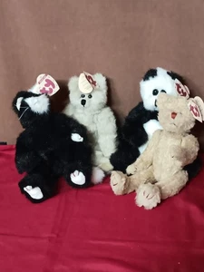 Menge 4 TY Dachbodenschätze Sammlung Abby, Fraser, Purrcy & Dame mit Etikett - Bild 1 von 16