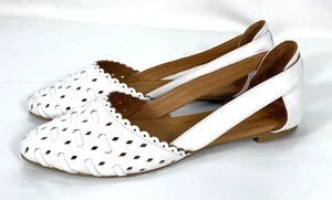 Neu Spring Step Eslora Slipper flach 40 (US 9) Echtleder weiß - Bild 1 von 6