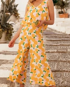 Mister Zimi | Clover Jumpsuit in Mandarin Gr. 8 Boho Sommer Damen Strand - Bild 1 von 11