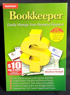 MySoftware Bookkeeper Easily Manage Sales & Expenses 2019 - Image 1 of 4