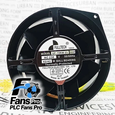 1PCS Brand New FULLTECH UF-15KM23 BWHF AC 230V 42W 172*150*55mm Cooling Fan - Image 1 of 3