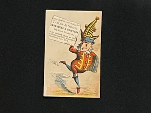 JESTER TRADECARD, TAYLOR & SMITH GRAVEURE & PRINTERS 1874 FRANKLIN EXPO. PHILA - Bild 1 von 2