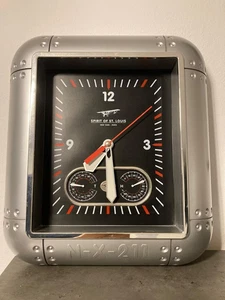 Große Spirit of St.Louis  Airfield Wall Clock Wanduhr  Rar 40cm - Bild 1 von 6