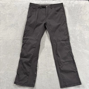 Pantalones de Carga Relajados Prana Hombres 38 x 34 Gris Ropa de Trabajo Senderismo Activo - Imagen 1 de 10