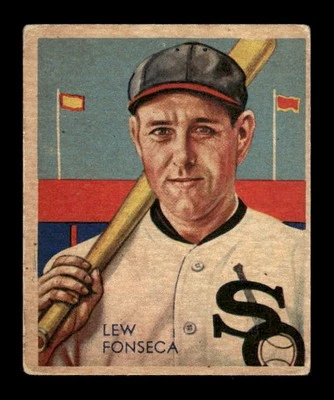 1934-36 National Chicle Diamond Stars R327 #7 Lew Fonseca - LOW GRADE SET FILLER - Image 1 of 2