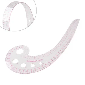 For Dressmaking Grading Pattern Design Sewing Sleeve Curve Plastic Ruler Measure - Picture 1 of 12