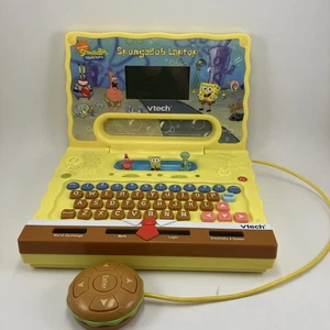 SpongeBob SquarePants Vtech Laptop 15 Activity Educational 2008 Tested Works - Picture 1 of 6