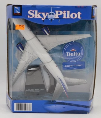 Die Cast "Delta Boeing 777 - 200 TM" Sky Pilot Newray 1/240 Foto 1 de 2