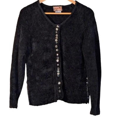 Cárdigan Suéter April Cornell Botón Frontal Gótico Cottagecore Informal Foto 1 de 4