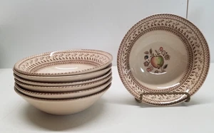 Johnson Brothers Fruit Sampler 6,5" Set di 7 ciotole per cereali Inghilterra 3824 - Foto 1 di 6