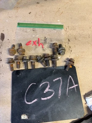 91 92 94 1987 Ford F150 F250 4.9 300 en línea 6 pernos de perno colector de admisión de escape Foto 1 de 4