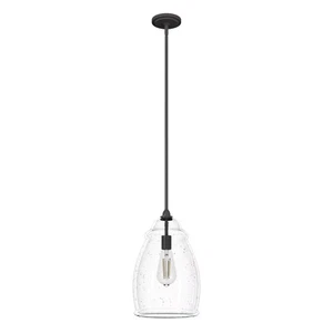 Noble Bronze One Light Pendant from the Dunshire Collection - Picture 1 of 1