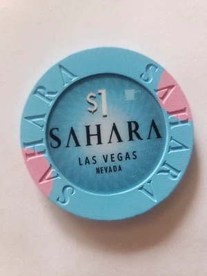 1,00 fichas del Sahara Casino Las Vegas Nevada  Foto 1 de 2